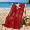 Arsenal Celebration Moment Beach Towel Microfiber Beach Towel, Lightweight and Quick-Dry, for Summer Travel, Swimming Pool Fan Birthday Gift