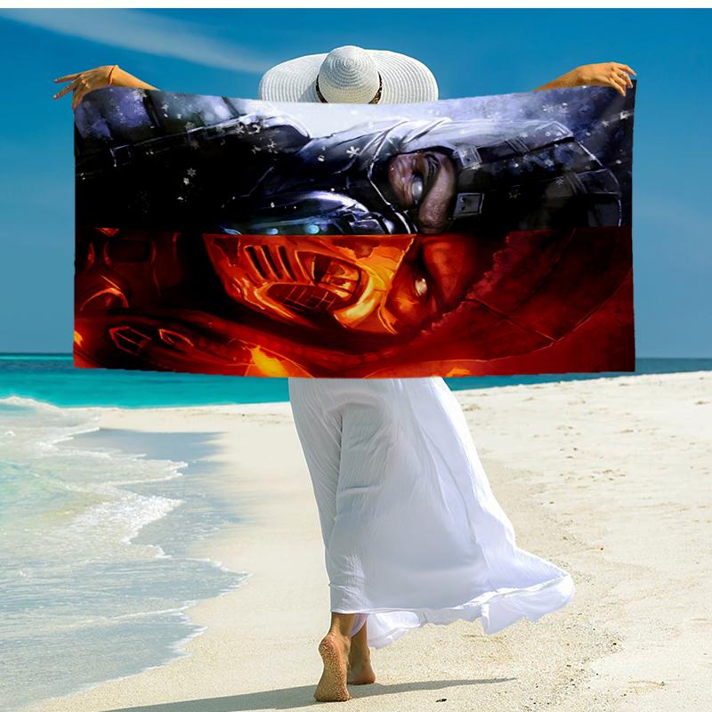 SubZero Fashion Beach Towel: Ideal for Summer Adventures Soft, absorbent and quick drying suitable for swimming and bathing