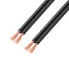SPT Electronic & Lighting Wire Extension: Black Parallel Stranded Automotive Cord