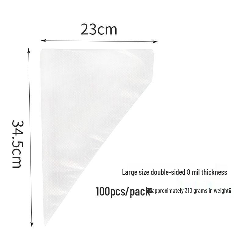 Thickened Disposable Piping Bags for Cream, Cookies, Cakes, or Baby Food