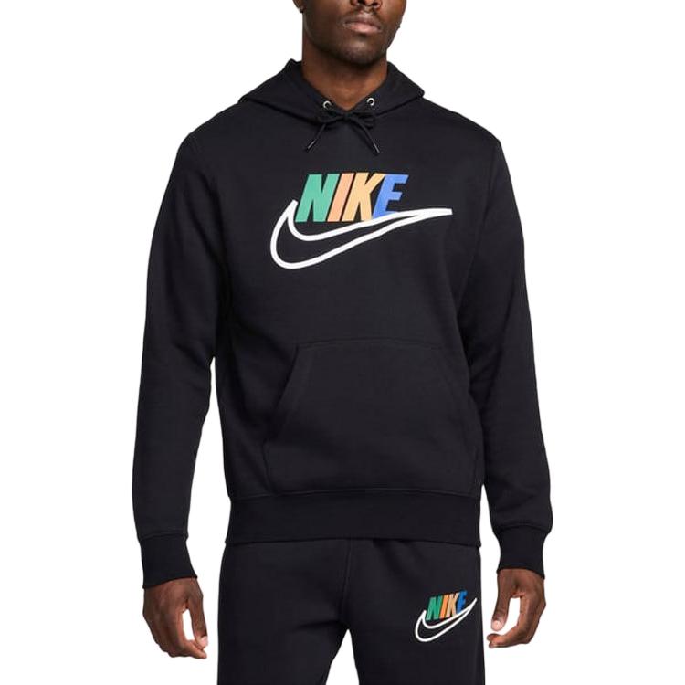Nike Sweatshirts Men s Black Hooded Moderate FZ0772-010 L
