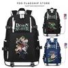 Demon Slayer Backpack for Boys Kids Tanjiro Akaza Kyojuro Rengoku Cosplay School Bag Lightweight Spine Protection 3-6 Grade Middle School Student