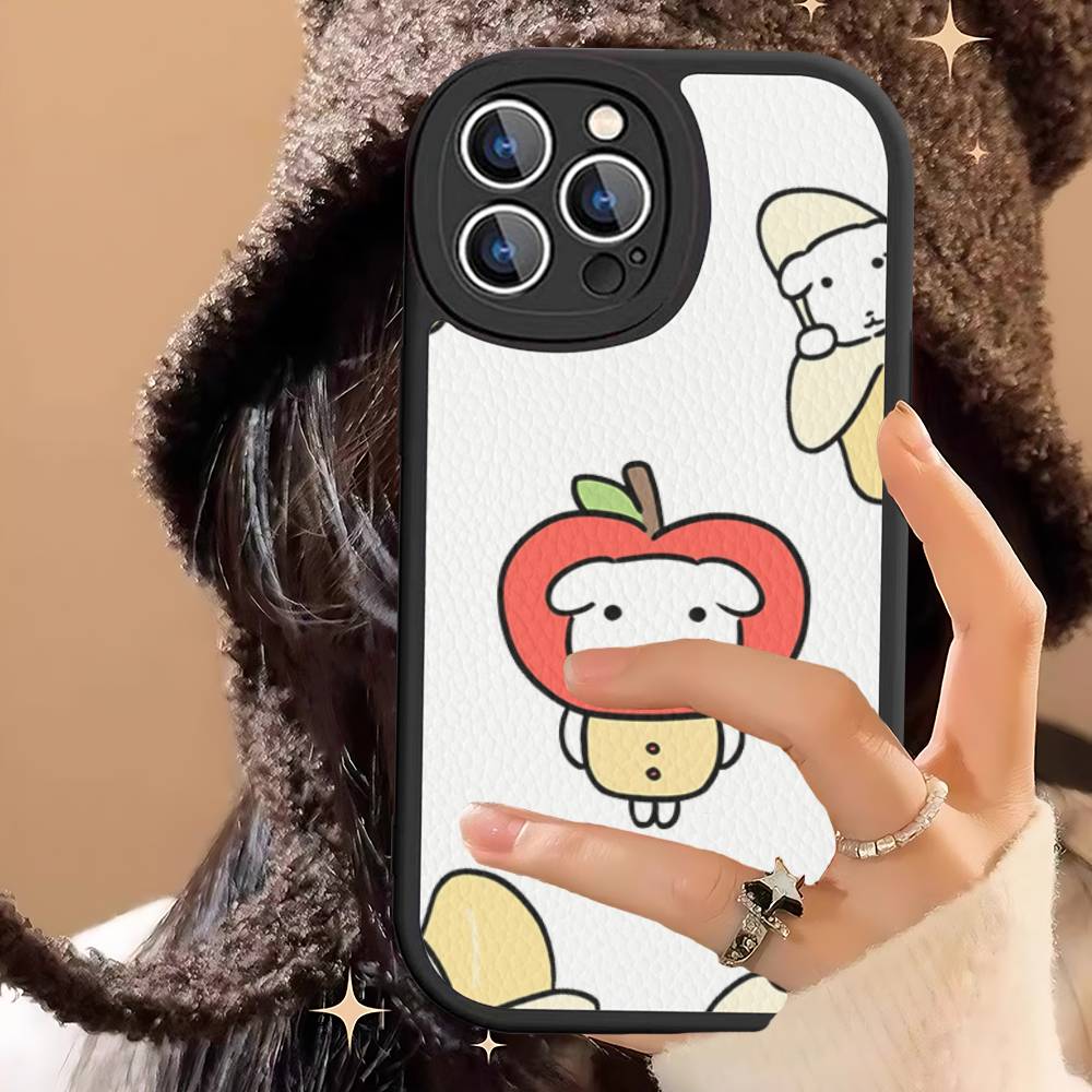 Anime Ganadi Leather Phone Case For IPhone 16 15 14 13 12 11 Pro Max Plus Shockproof Cover
