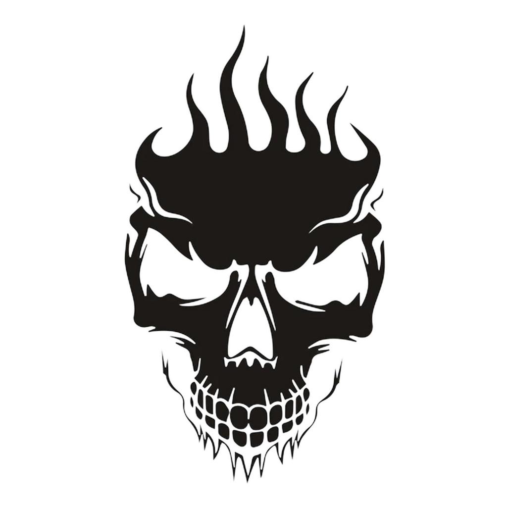 Humkopnl Skull Decal for Truck, Gothic Skull Sticker for Car - Waterproof Skull Design