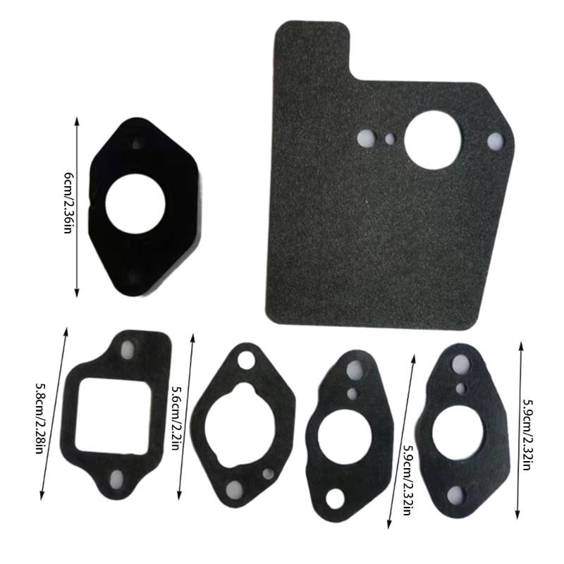 Carburetor Insulator Spacer Gasket Garden Power Tools Accessories Engine Carburetor Muffler Gasket Heat Insulation