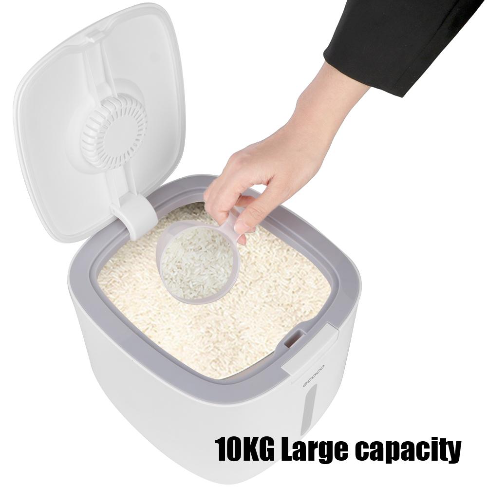 Grain Pet Food Storage Container Large Capacity Moisture-proof Cereals Organizer Kitchen Nano Buckets 5KG Insect-proof Sealed Rice Bucket