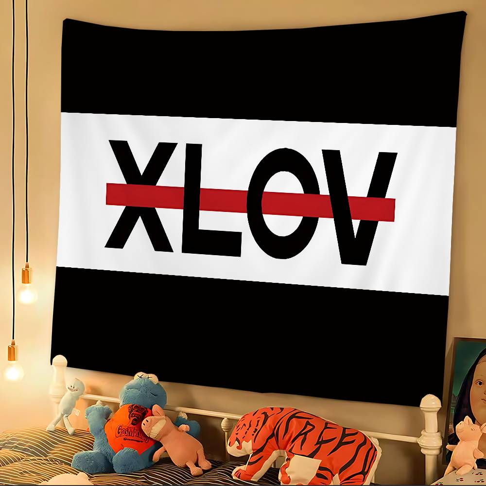 Popular Kpop Group X-XLov Hanging Bohemian Tapestry Hanging Tarot Hippie Wall Rugs Dorm Japanese Tapestry