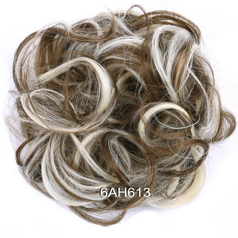 

Небрежный пучок волос шиньон пончик накладка для волос эластичная веревка для волос резинка синтетический накладной волос аксессуары для волос для женщин