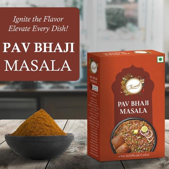 Chounk Pav Bhaji Masala | Bombay Pav Bhaji Masala | Gemischte Gewürzmischung | Für gesundes, köstliches und geschmackvolles Kochen (200 g)