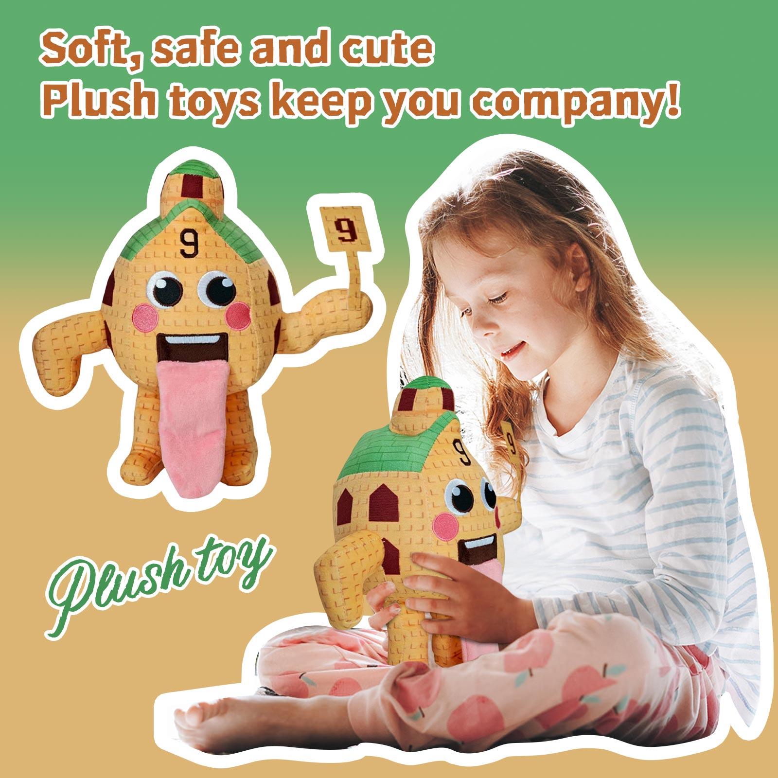 

Милая плюшевая кукла, игрушка в подарок, детская тряпичная кукла в мультяшном стиле One Size