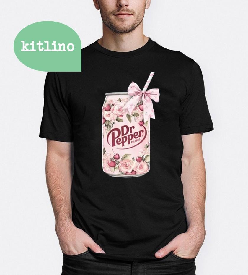 Кокетка Цветочный Dr Pepper F84029 Унисекс Футболка S