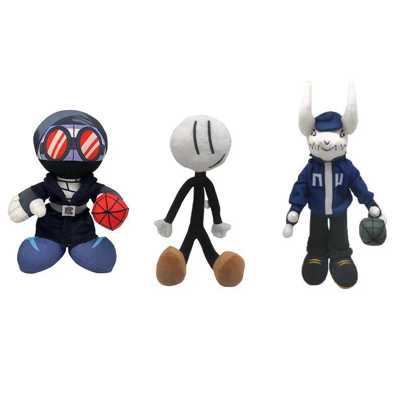 Friday Funkin Night Plush Toy Fnf Spooky Month Skid Pump Stuffed Dolls Gift Kids