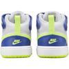 Nike Court Borough 2 Comfortable Non-Slip Durable Mid-Top Walking Shoes Baby Shoes Blue White HJ9281-488
