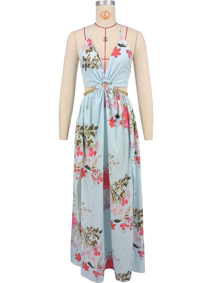 

Платье-слинг миди большого размера с цветочным принтом для женщин S