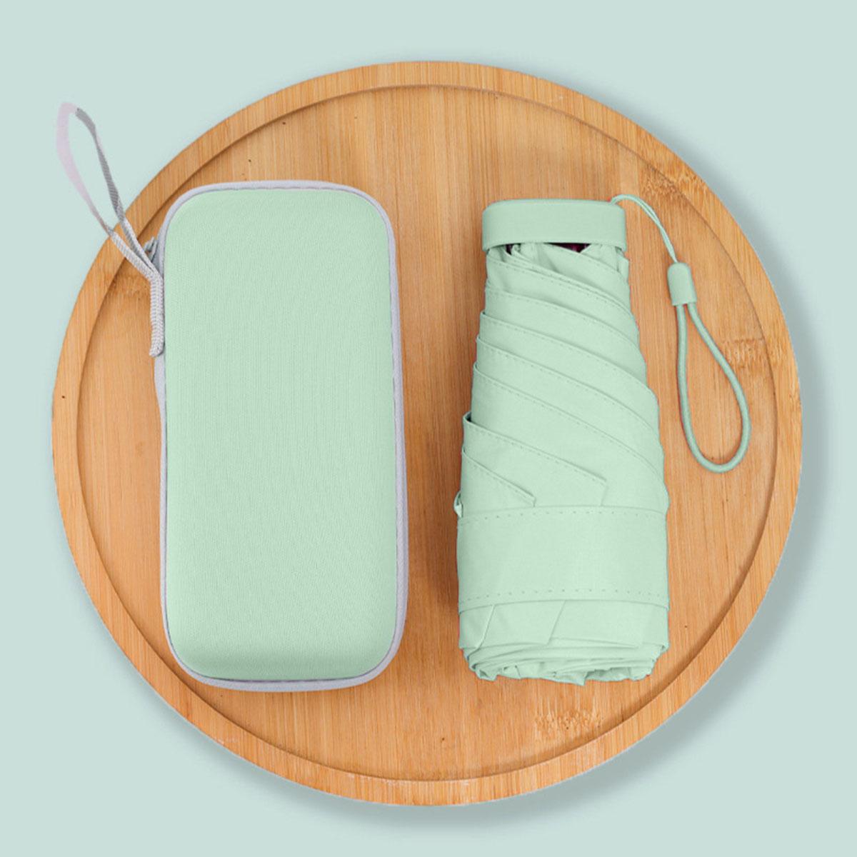 

Мини-зонт-капсула, солнечный и дождливый зонт Dualuse, непромокаемый солнцезащитный зонт, портативный зонт для путешествий на открытом воздухе, путешествия