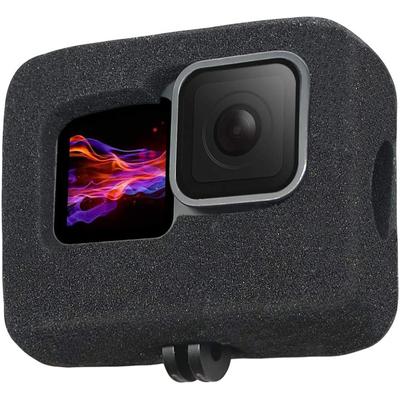 Windproof Wind Foam Noise Reduction Cover Case For Gopro 13 12 11 10 9 Foam Windscreen Black Camera Sponge Protect Accessories