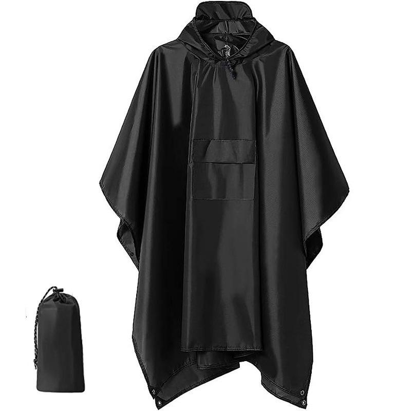 Source manufacturer, multi-colored cape, raincoat, leak-proof and rainstorm-proof, riding, hiking, climbing, multi-functional one-piece poncho