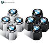 4Pcs Car Wheel Tire Valve Air Stem Cap for BMW M Performance E36 E46 E90 E60 F10 F30 E39 F20 E87 E92 G30 X5 E70 E91 G20 X1