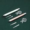 4pcs-Ear Cleaning Tool Set - Bright LED llluminated Ear Scoop, Gentle Ear Digging Tool, Soft-Touch Ear spoon Head,