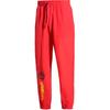 Solid Color Drawstring Casual Pants Men Bottoms Red 578247-73