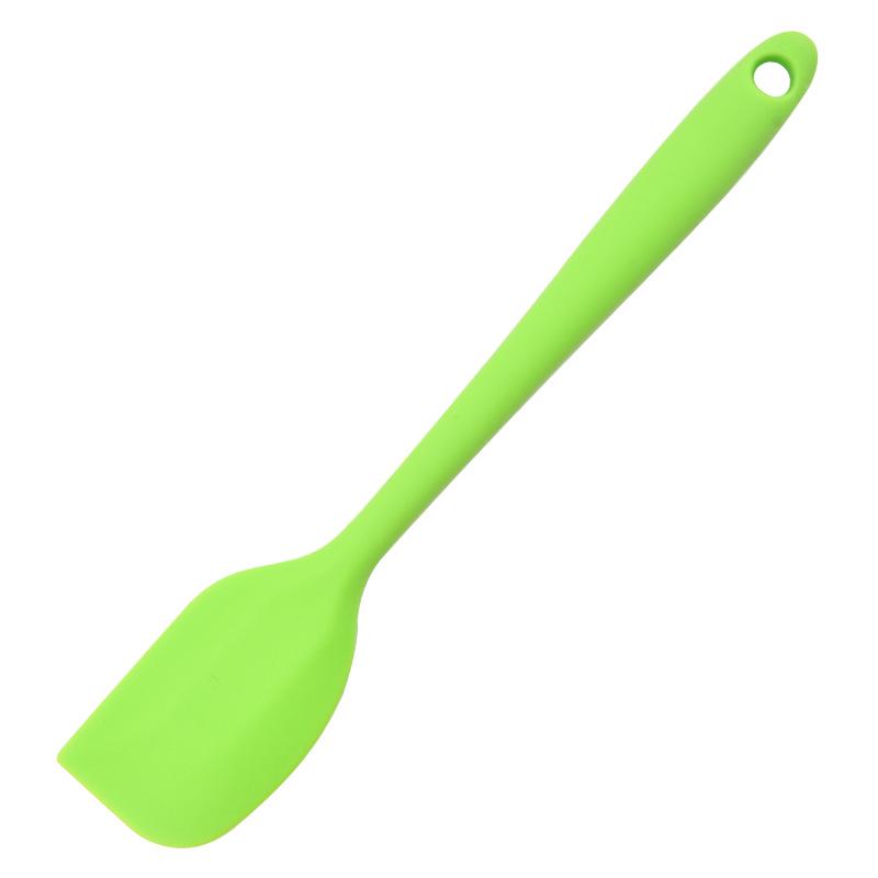 Silicone Spatula for Baking and Cake Decorating - One-Piece, Easy-to-Clean, Colorful Macaron Design