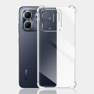 Clear Shockproof Airbag Case For Infinix Smart 9 Hot 50i Soft Silicone Phone Cover For Infinix Hot 50i Protector Crystal Fundas