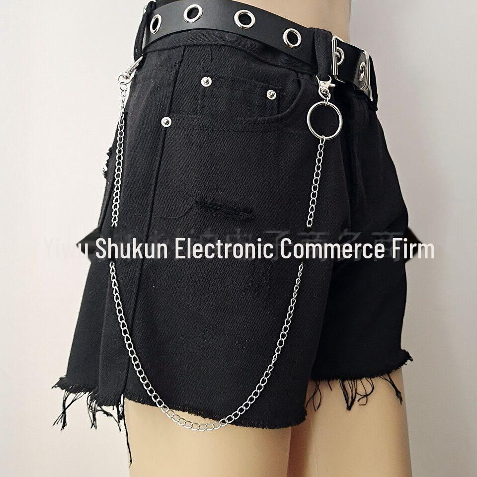 «Многослойный комплект цепей для тела и талии в европейском и американском стиле в стиле хип-хоп из металла»