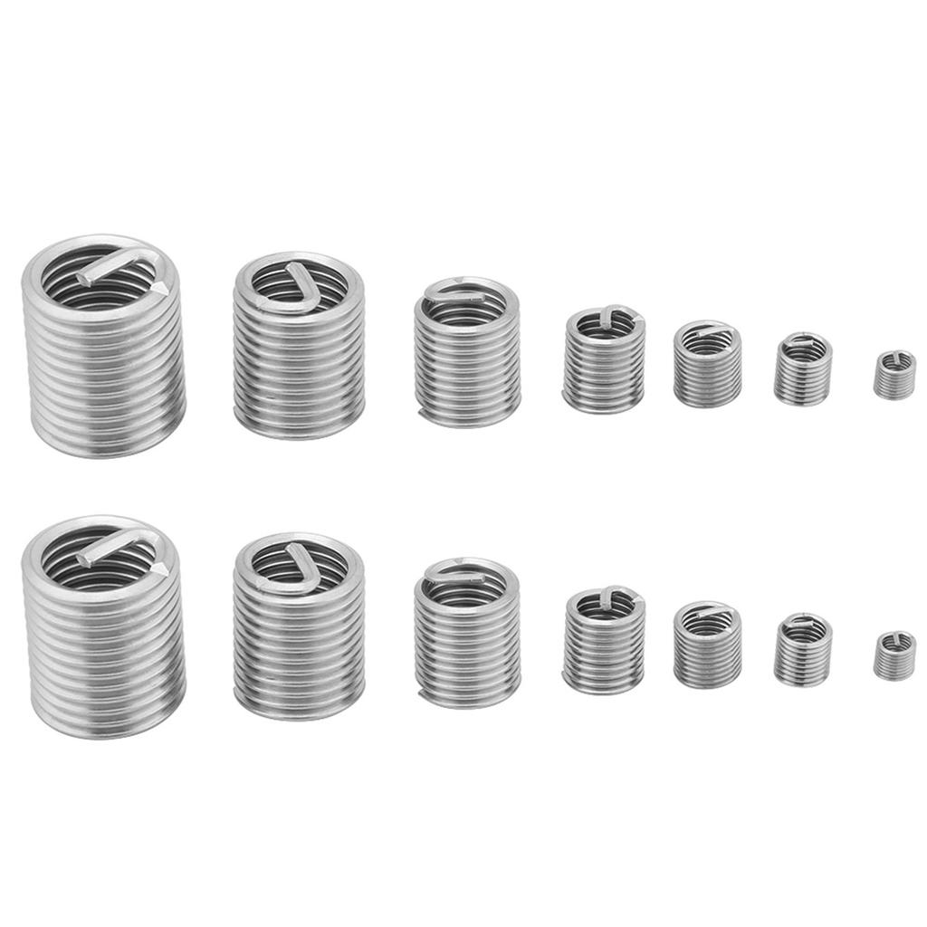 Wire Screw Sleeve, 60pcs Stainless Steel Wire Thread Inserts Repair Kit M3 M4 M5 M6 M8 M10  ,  Thread Repair Kits