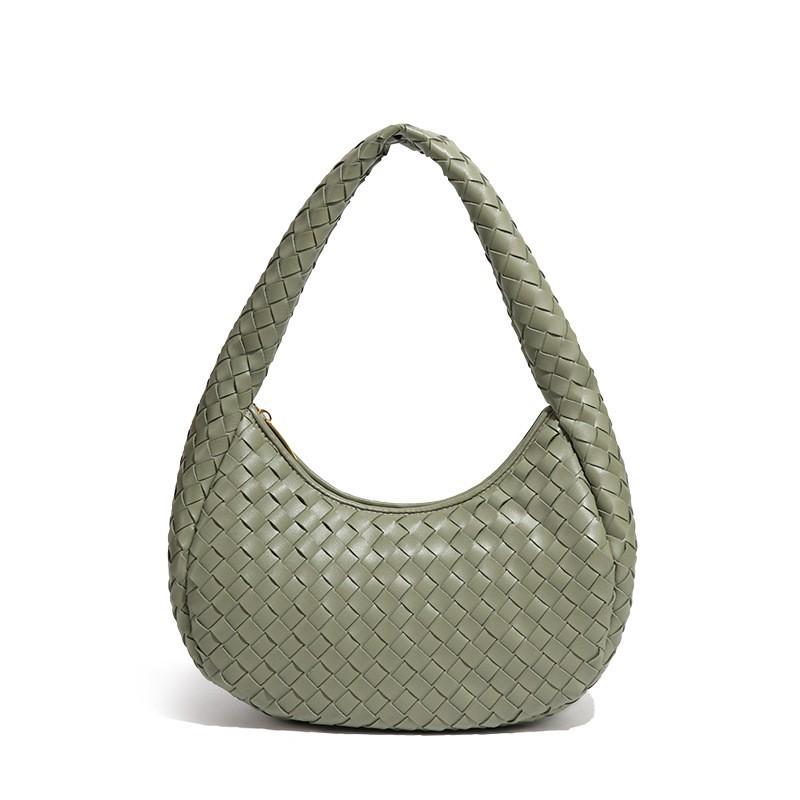 Woven Bag Women Fashionable Western-style All-match Shoulder Armpit Handmade Dumpling Crescent