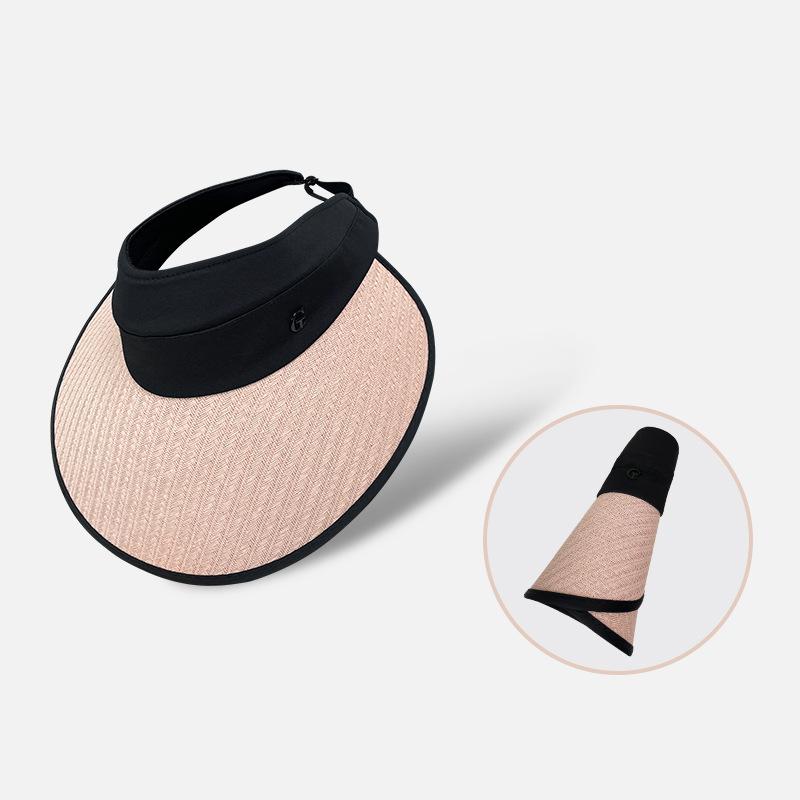 

Солнцезащитная шляпа женская летняя уличная универсальная для лица маленькая с открытым верхом солнцезащитная шляпа с увеличенными полями простая с надписью солнцезащитная шляпа adjustable (55-62) can be stored