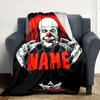 Customiz Name Personality Pennywise the Dancing Clown Blanket Soft &Warm Sofa Office Bed Travel Lunch Break Blanket, Gift Suitable All Seasons