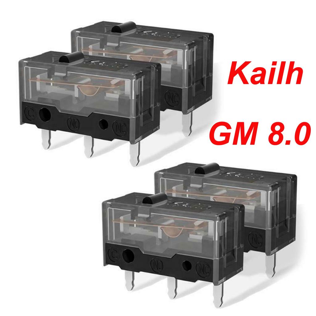 Buy 4pcs Kailh GM 8.0 Mouse Micro Switch Button Microswitch 80 Million