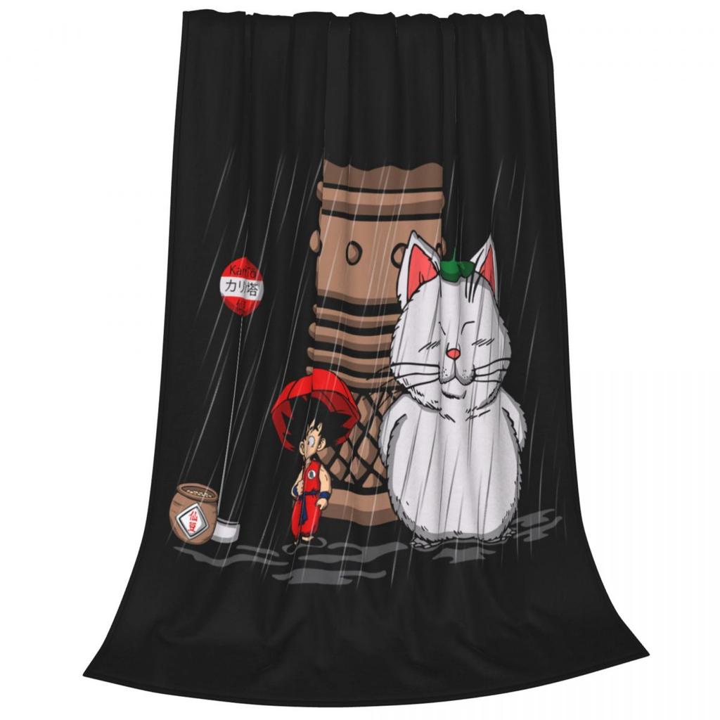 Gohan Blanket Dragon Ball Z Goku Vegeta DBZ Wool Awesome Warm Throw Blankets for Coverlet Spring Autumn