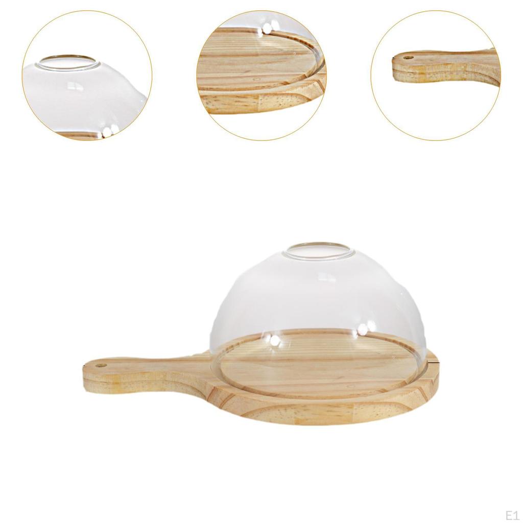 Glass Smoker Smoke Infuser Cover Lid Cocktails Drinks Foods Transparent Smoking Dome