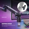 NEEWER Slim Microphone Arm Desk Mount with Damping, 360° Rotation, Articulating Boom Arm with Height Adjustable Pole and Cable Management Channel