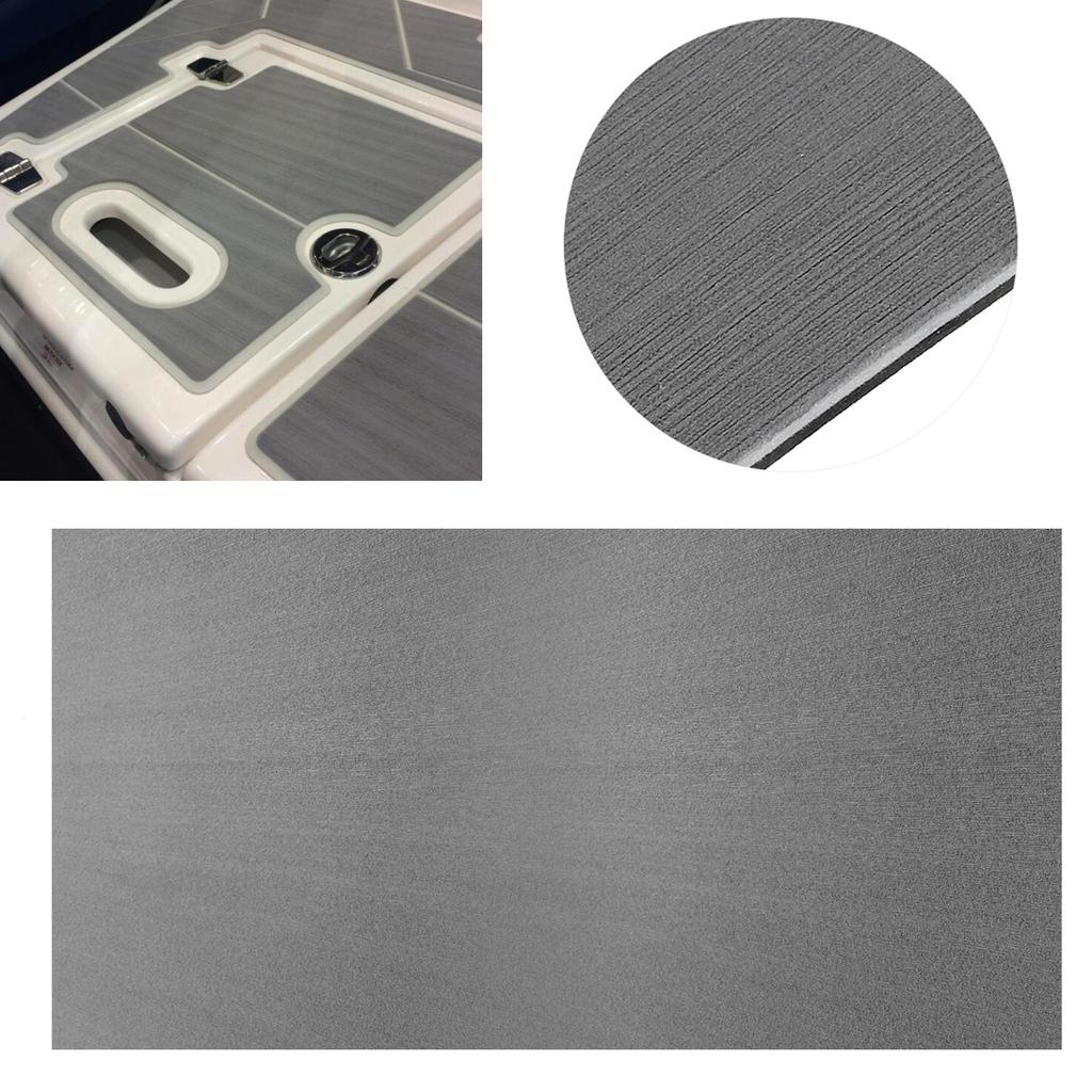 Non Slip EVA Decking Pad Self Adhesive Flooring Mat Universal for Marine Boat Yacht RV 90x240cm