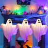 1-3pcs Hanging LED Ghosts Light Indoor Wall Bedroom Outdoor Party Garden Patio Front Porch Yard Scary Cute Spooky Halloween Orna