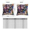 Federa per Cuscino Quadrata Collage Astratto Helene Fischer Poliestere Lino Velluto Stampata Zip Decorativa Federa per Cuscino Copricuscino per Auto 18"