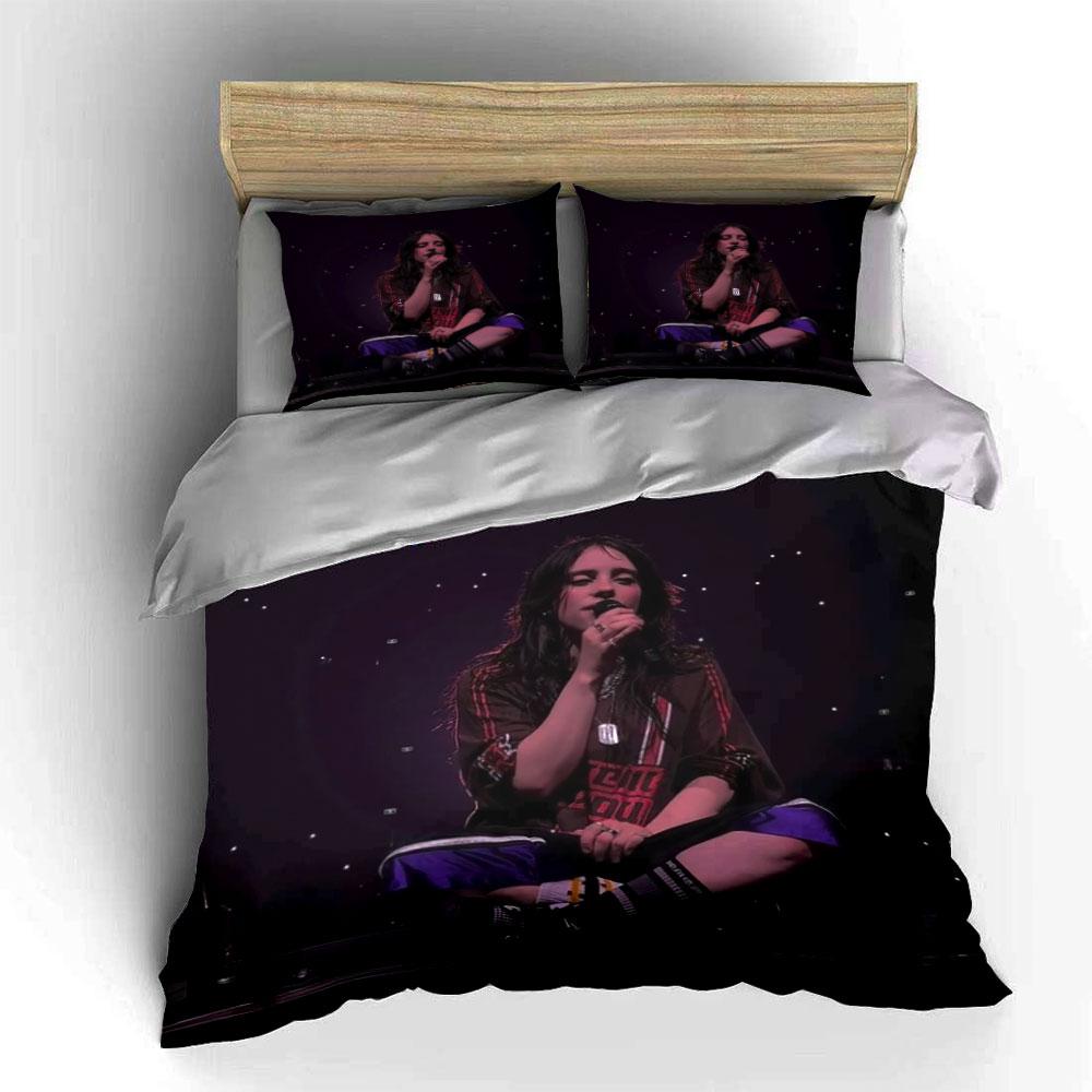 Singer on Stage Bedding Set Bedding Duvet Cover Set Duvet Cover Pillowcases (1*Duvet Cover 2*Pillowcases, without duvet insert)