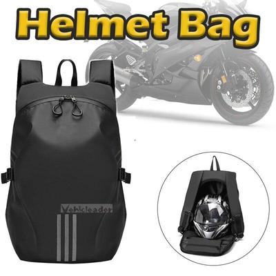 Sırt çantası erkek Motosiklet Kaskı Çantası Tam Kask Motosiklet Seyahat Ekipmanları Su Geçirmez Büyük Kapasiteli Sürme Çantası kadın