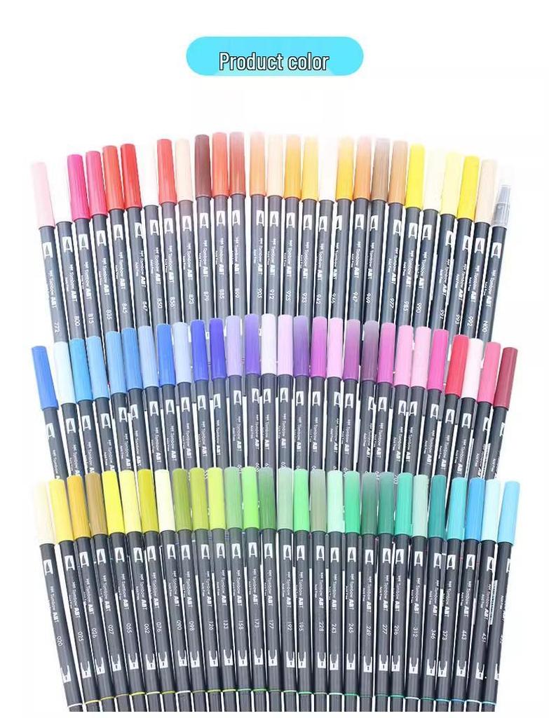Tombow ABT Warm Color Double-Ended Watercolor Brush Pen for Students