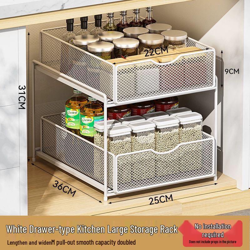 Ausziehbares Unterschrank-Aufbewahrungsregal