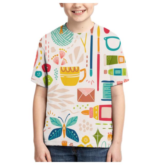 

Летние освежающие детские футболки с 3D принтом, милые солнцезащитные очки в форме фруктовой ракушки, пляжный элемент, графическая одежда 100