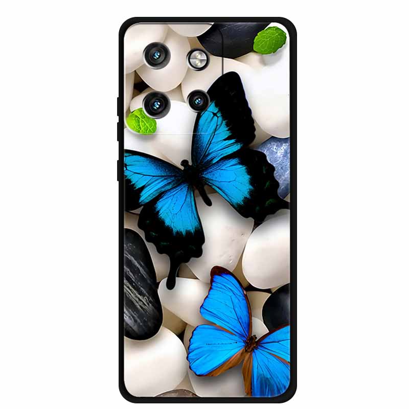 For Motorola Edge 60 Neo Case Protective Black Silicone Soft Phone Case For Motorola Edge 60 Neo 5G Back Cover Cases 6.36" Coque