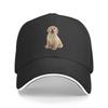 Cute Golden Puppy Dog Baseball Cap Unisex Adjustable Fashion Curved Brim Outdoor Cap