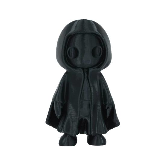 Halloween Black Robe Ghost Statue 3D Printed Hooded Cloak Ghost Figurine Sculpture Home Office Party Desktop Decoration Ornament