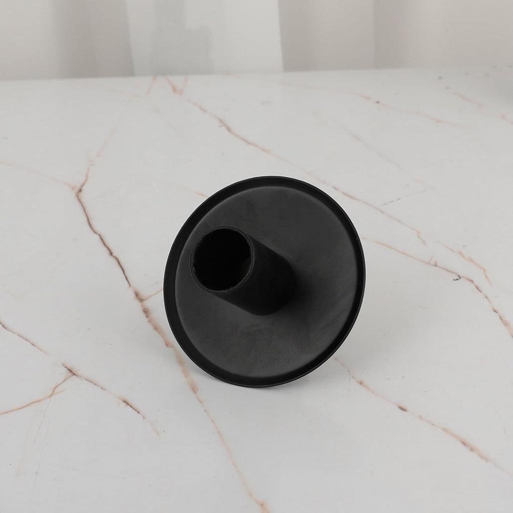 Set of 4/8 Metal Candle Holders for Wine Bottle Insertion Taper Candle Stand Candlestick Adapter Centerpieces Decors