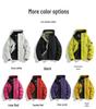 Unisex Heavyweight Hooded Winter Jacket - Thick, Warm, Casual Cotton Coat for Couples.