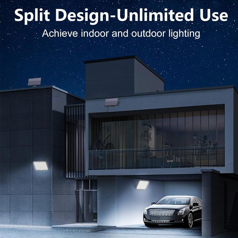 Outdoor Solar Motion Sensor Lights 400LED with Remote Control Flood Wall Lamp IP65 Waterproof Solar Powered Security Spot Lights