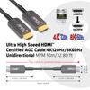 Club3D HDMI 4K120Hz 48Gbps 10m Aktiv Optisk Kabel 2.1 Hane/Hane (CAC-1376)